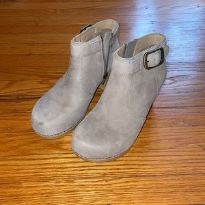 Grey Suede Dansko Boots